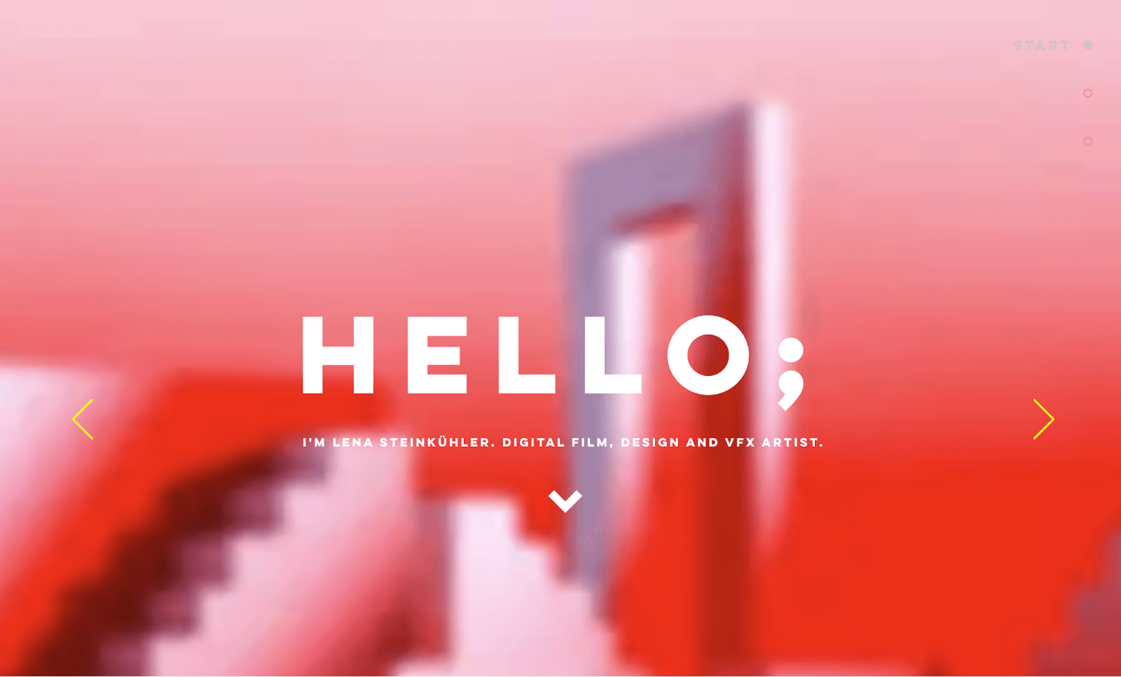 Best graphic designer portfolio website examples: Lena Steinkühler