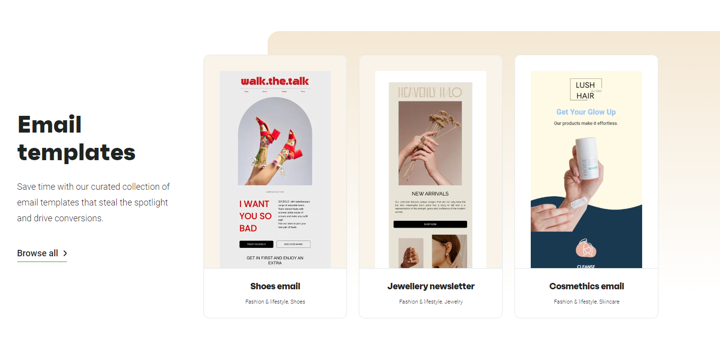 6 best wellness marketing strategies: email marketing templates from Omnisend