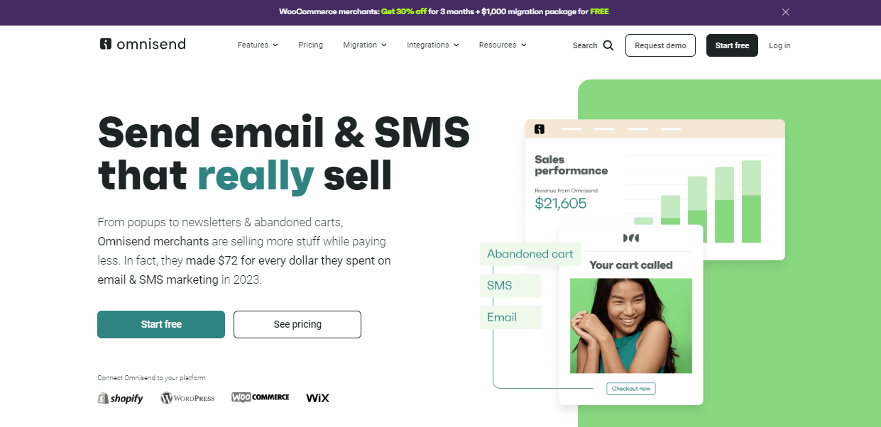 best MailerLite alternatives: Omnisend