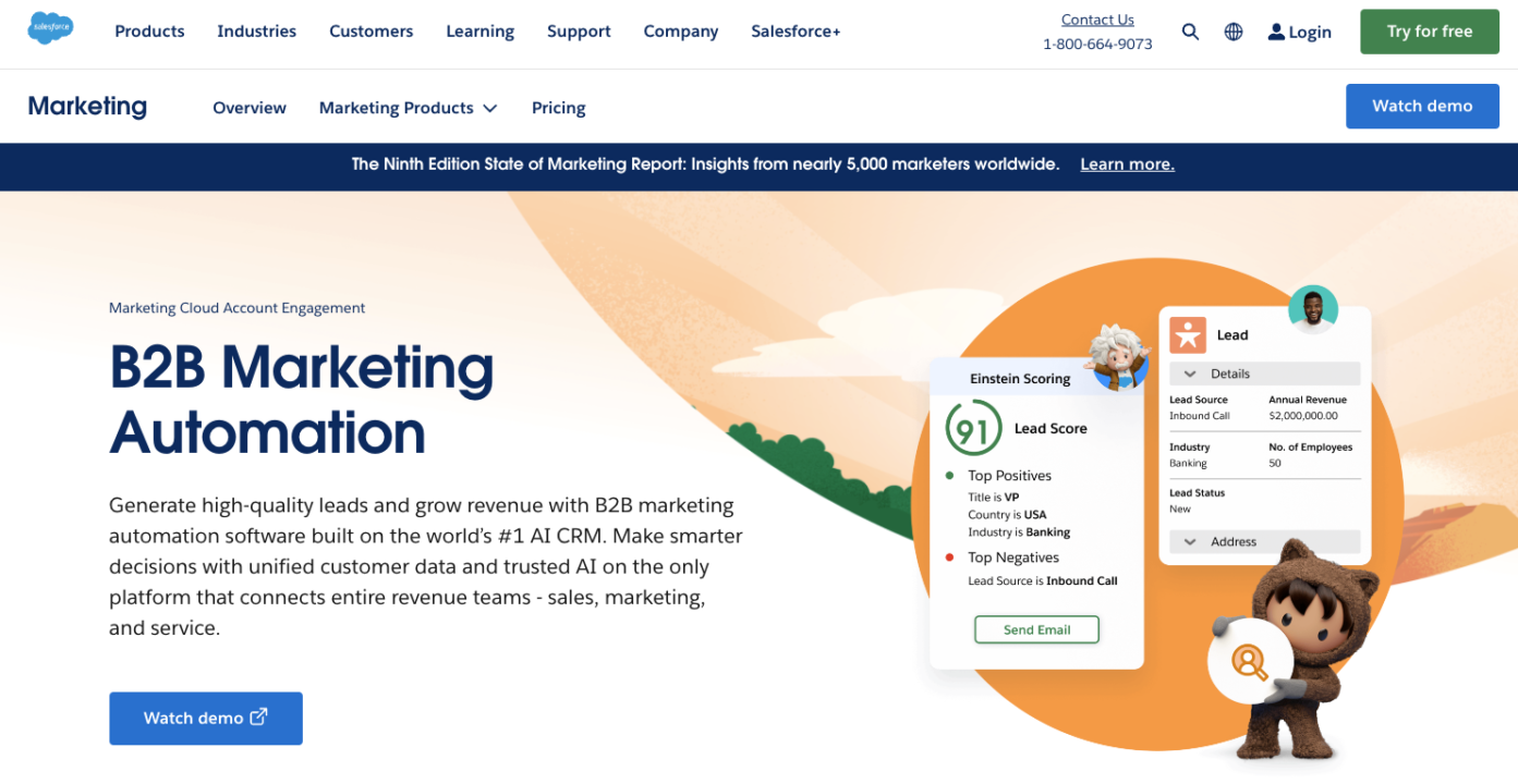 best marketing automation software: Salesforce