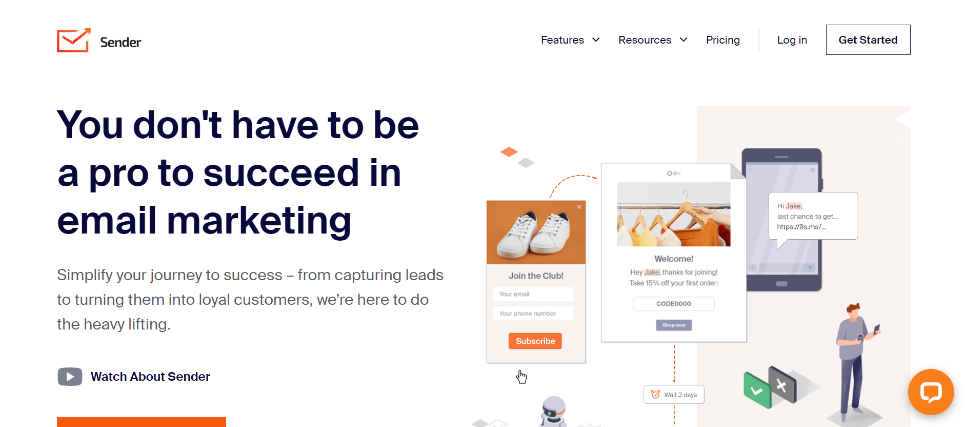 Best email marketing services for small businesses: Sender