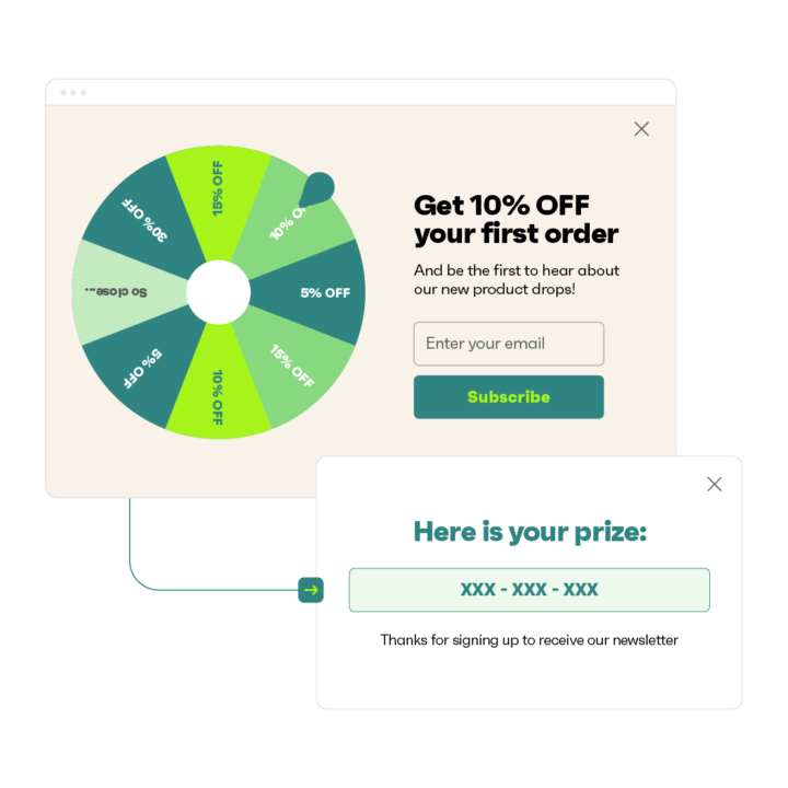 Email capture best practices: example from Omnisend