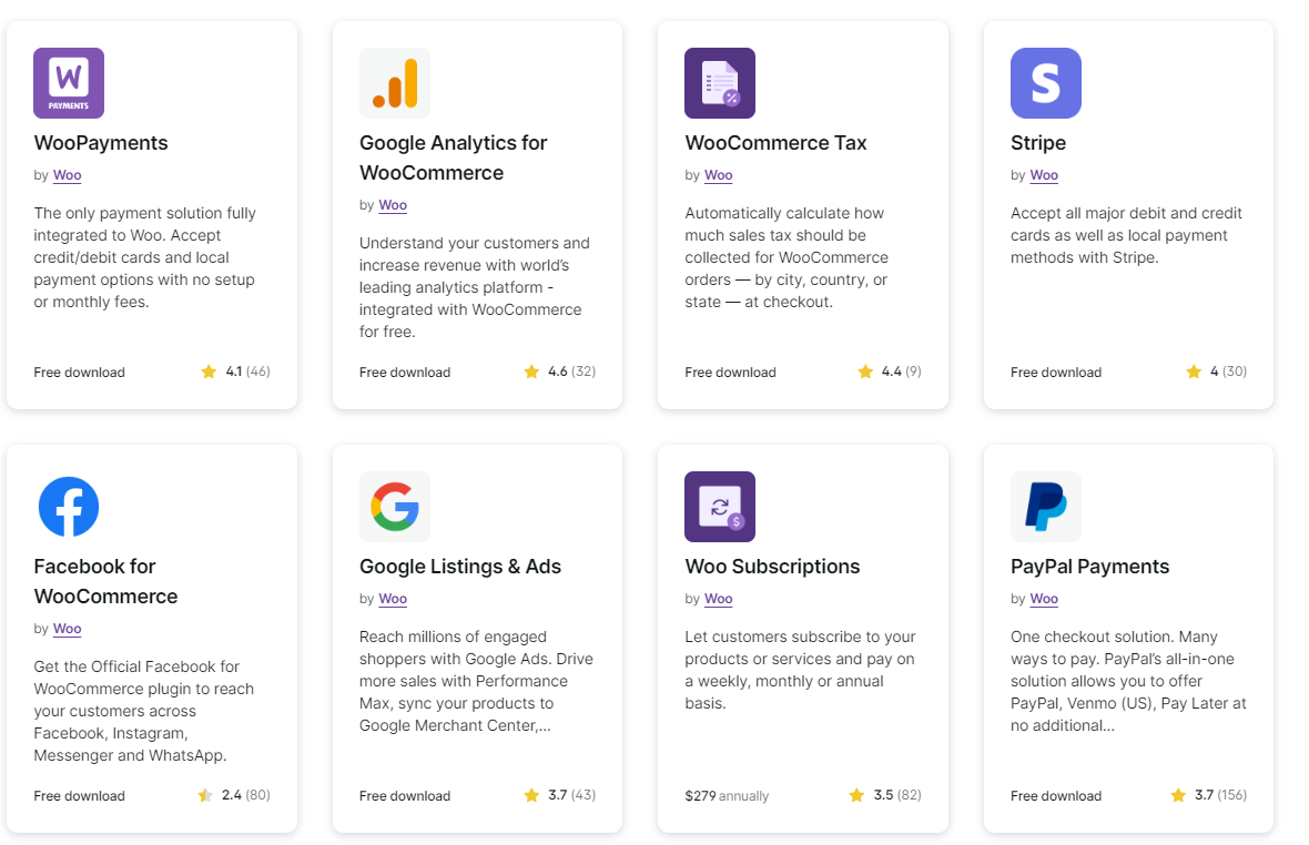 Setting up WooCommerce plugins