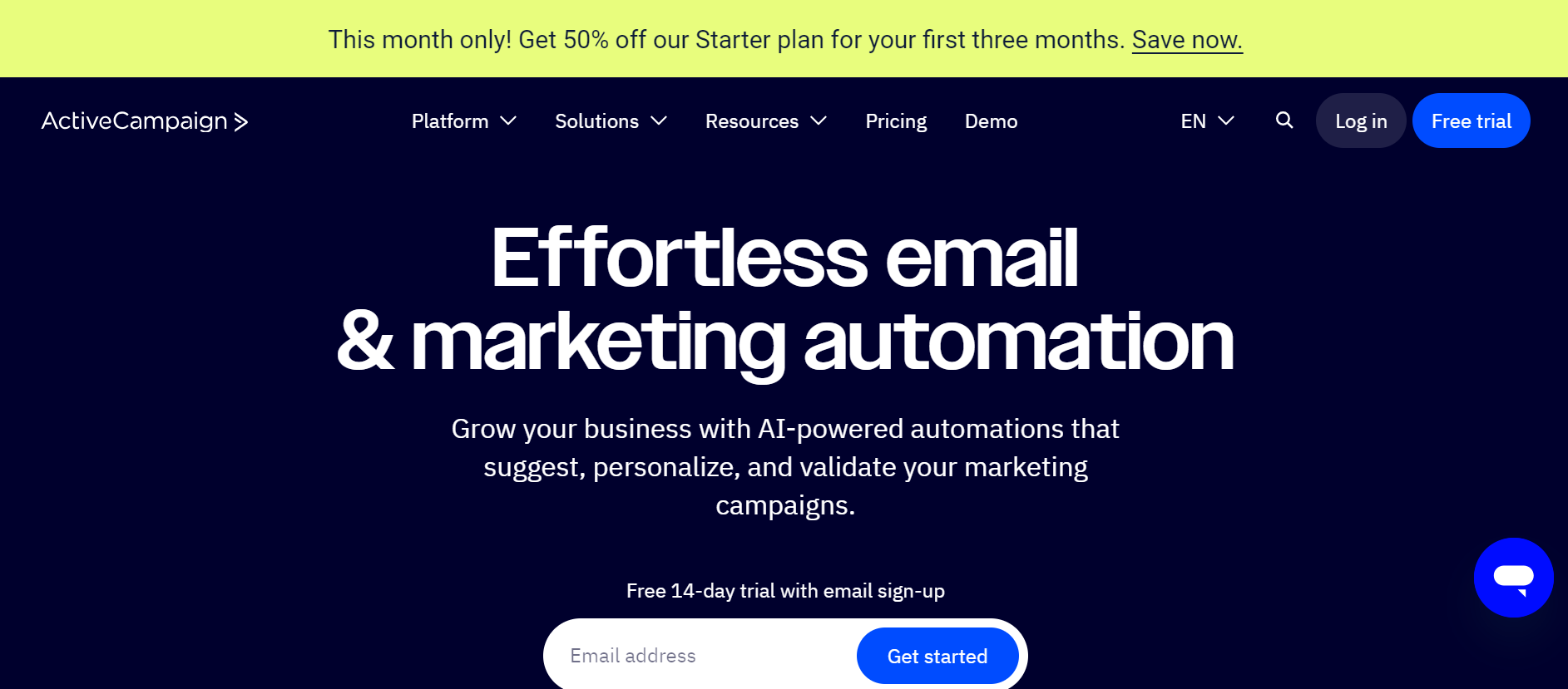 Best email marketing services for small businesses: ActiveCampaign