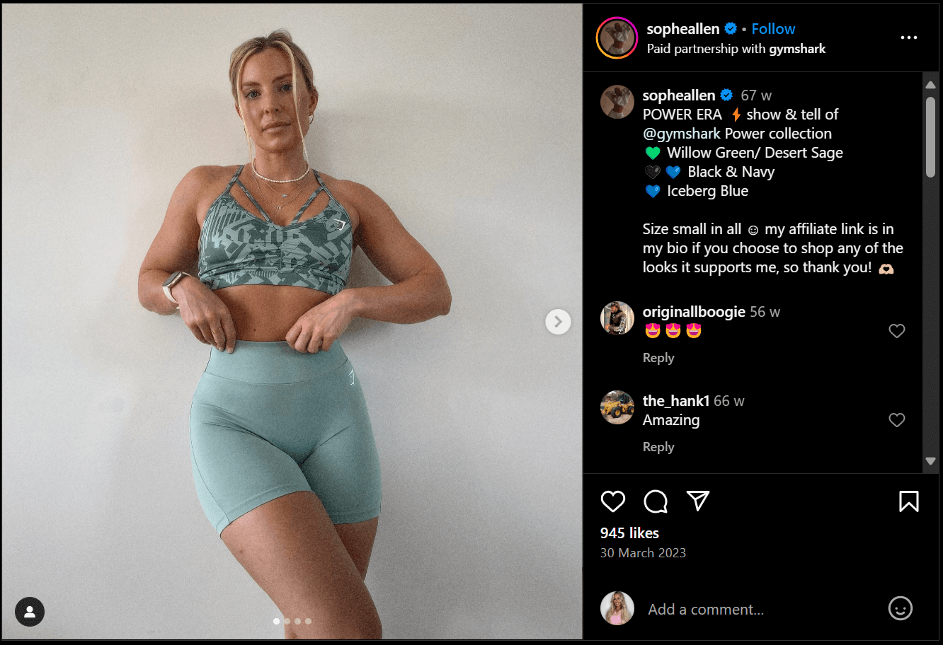 clothing brand marketing ideas: example from Sprout social