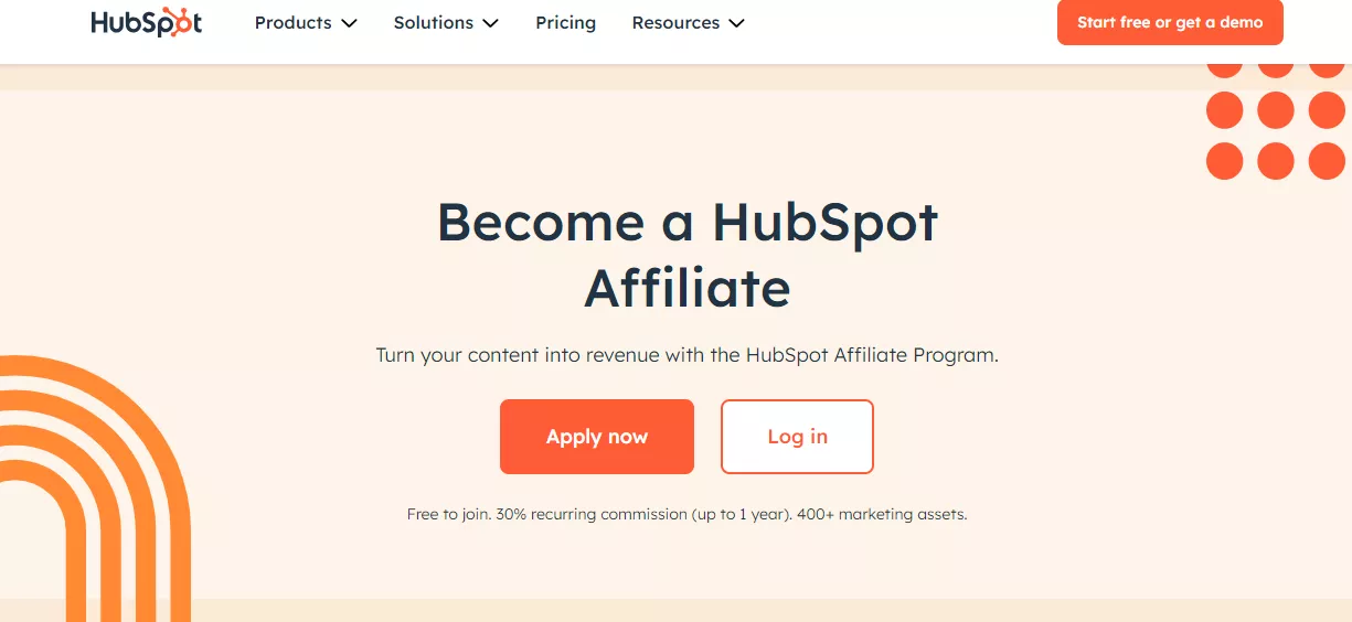 HubSpot affiliate program