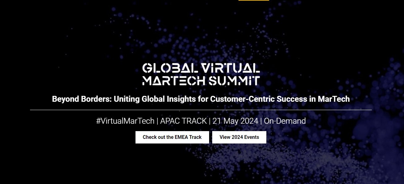 How to market your business: virtual event marketing example from Global Virtual Martech Summit