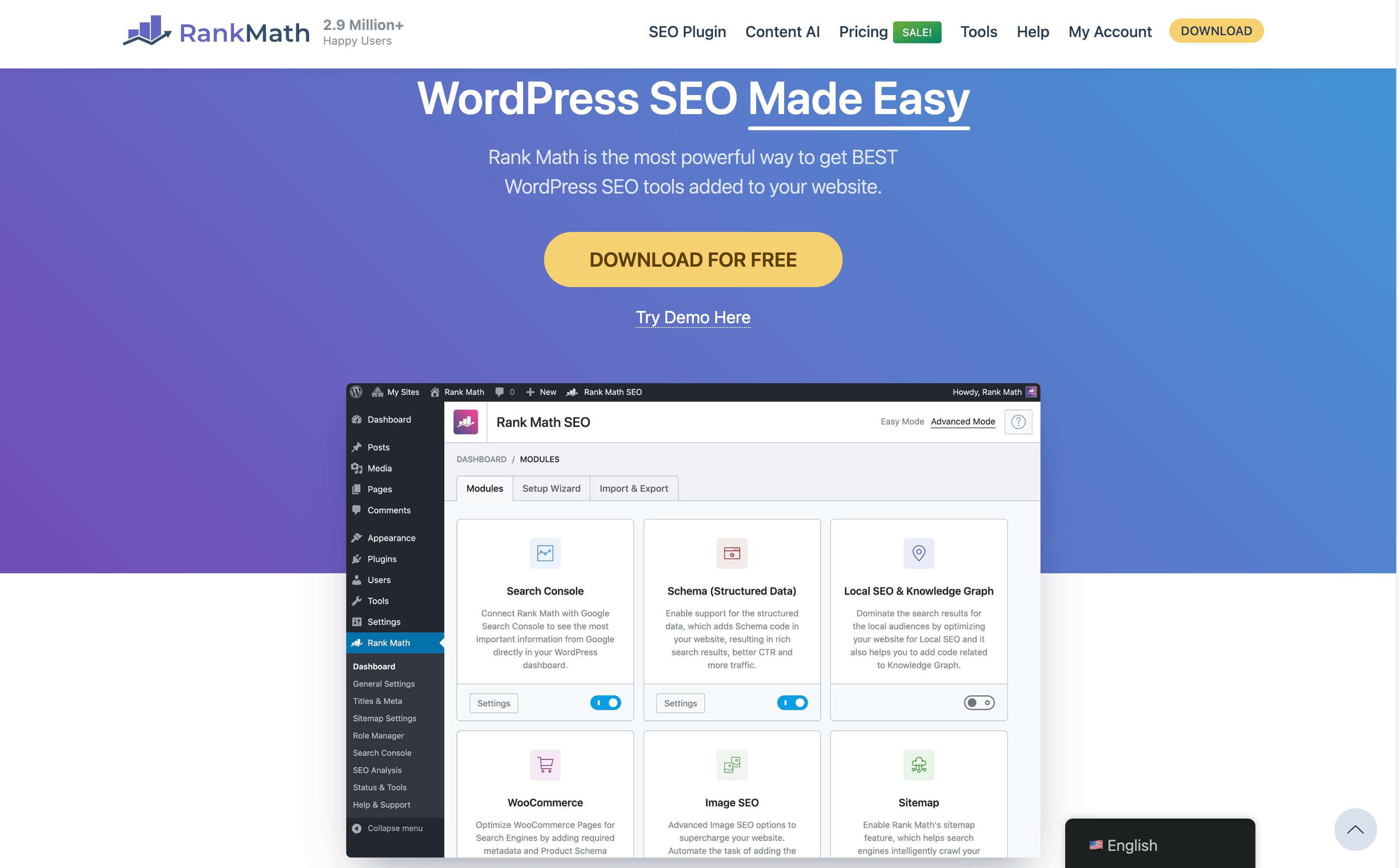 Best WooCommerce SEO plugins for your store: Rank Math