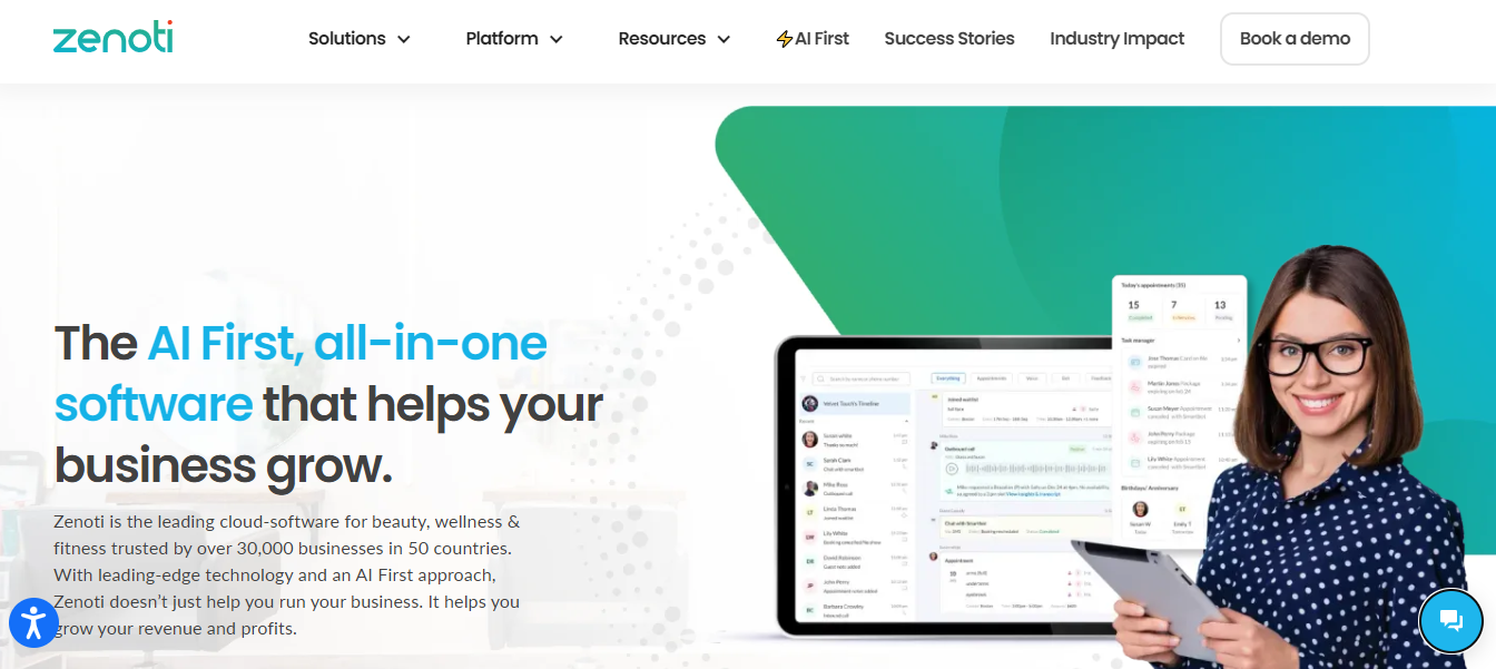 28 best salon marketing tools: Zenoti