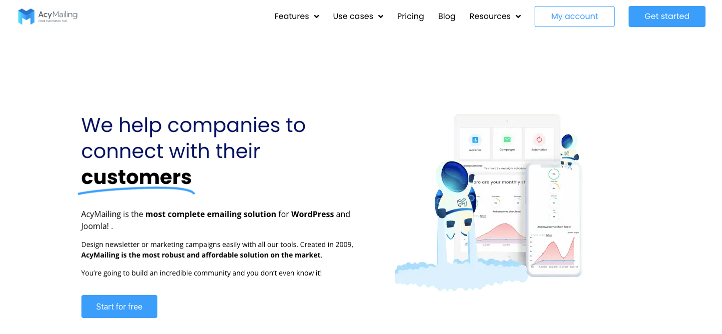 AcyMailing wordpress newsletter plugin