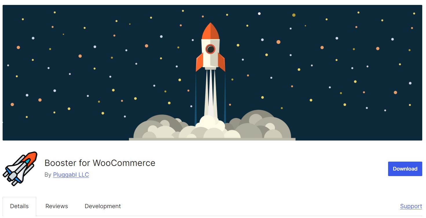 Booster for WooCommerce page