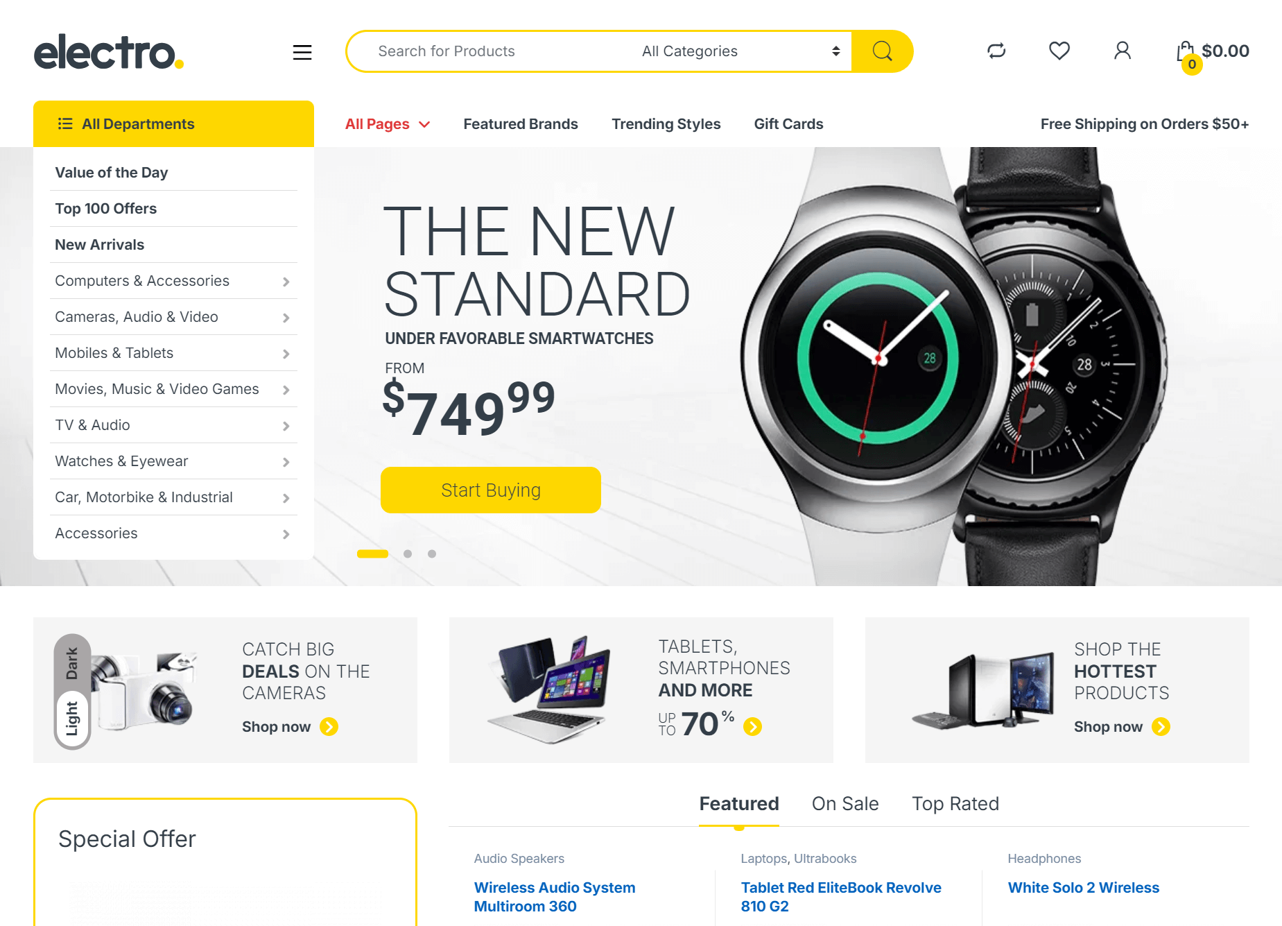 best WooCommerce themes: electro