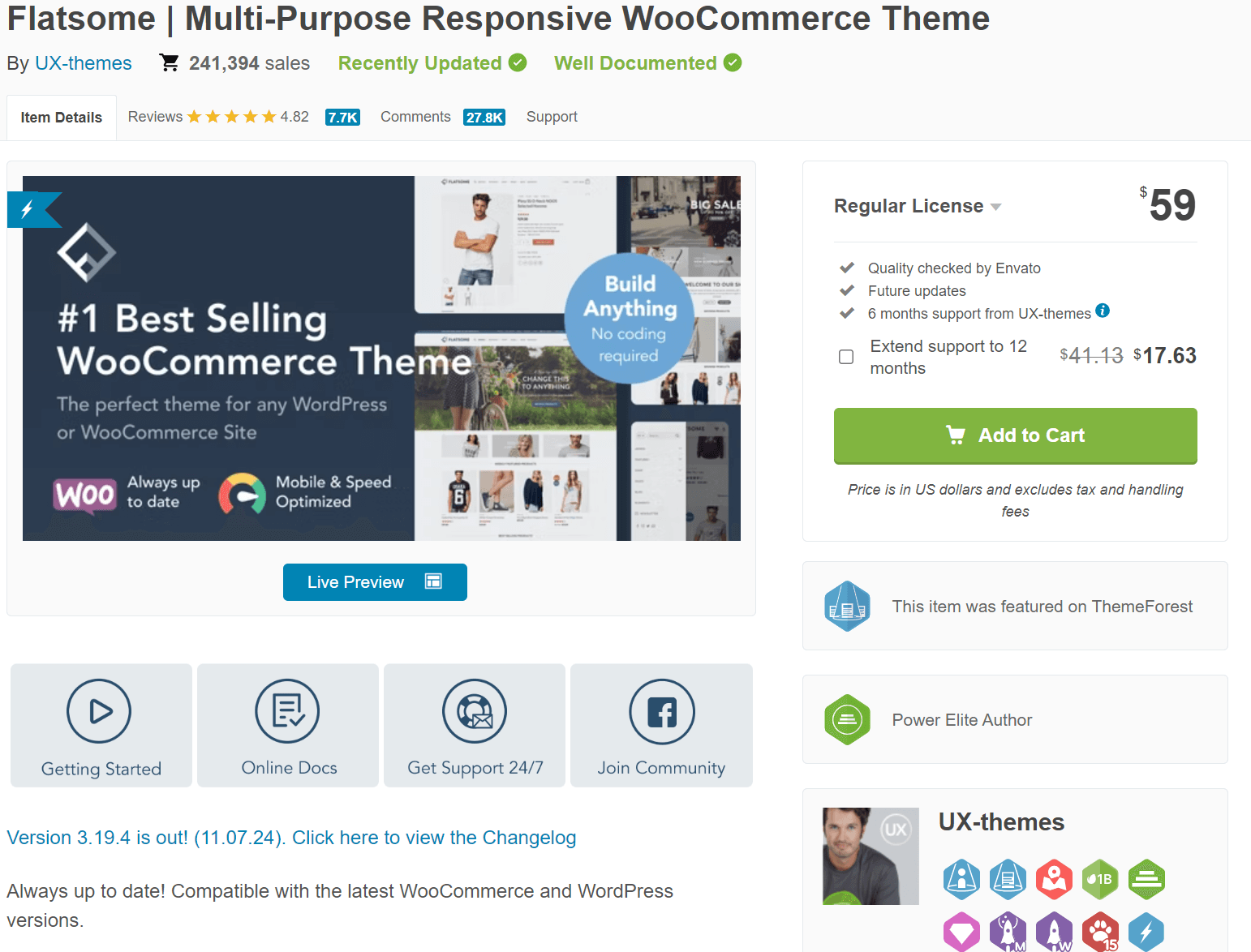 best WooCommerce themes: flatsome