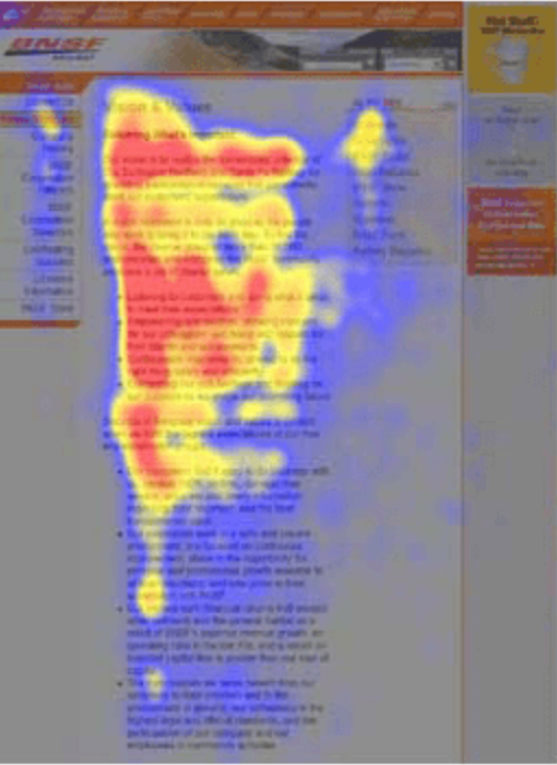 Heatmaps for landing page optimization from Instamap