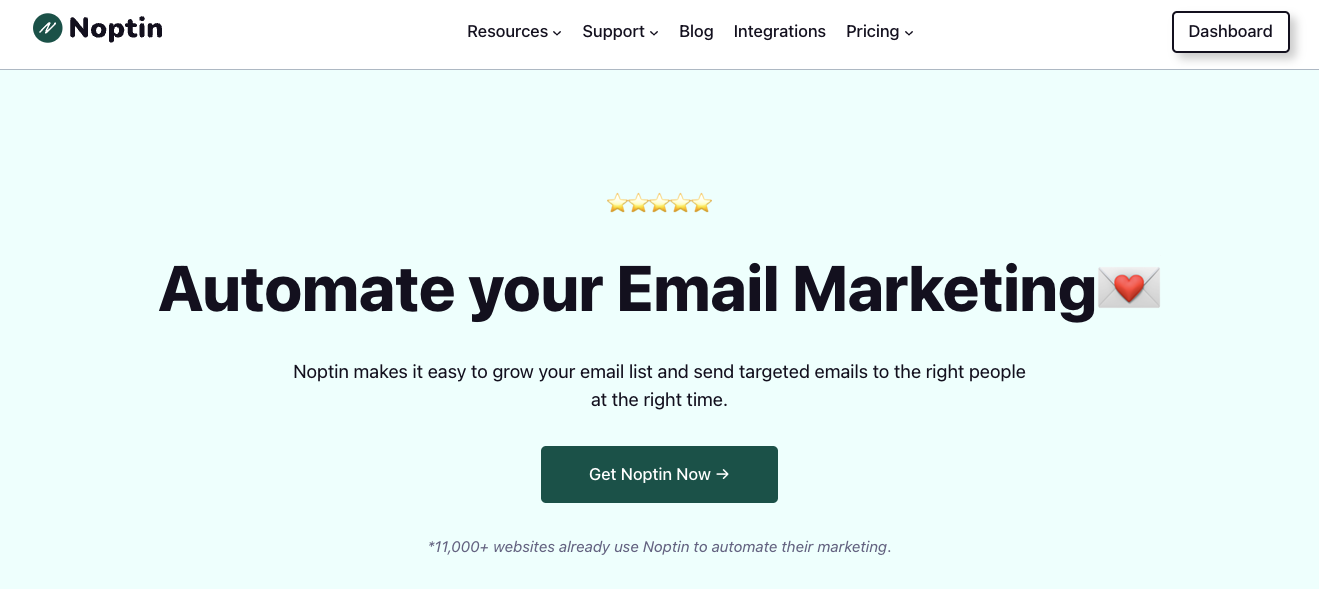noptin homepage