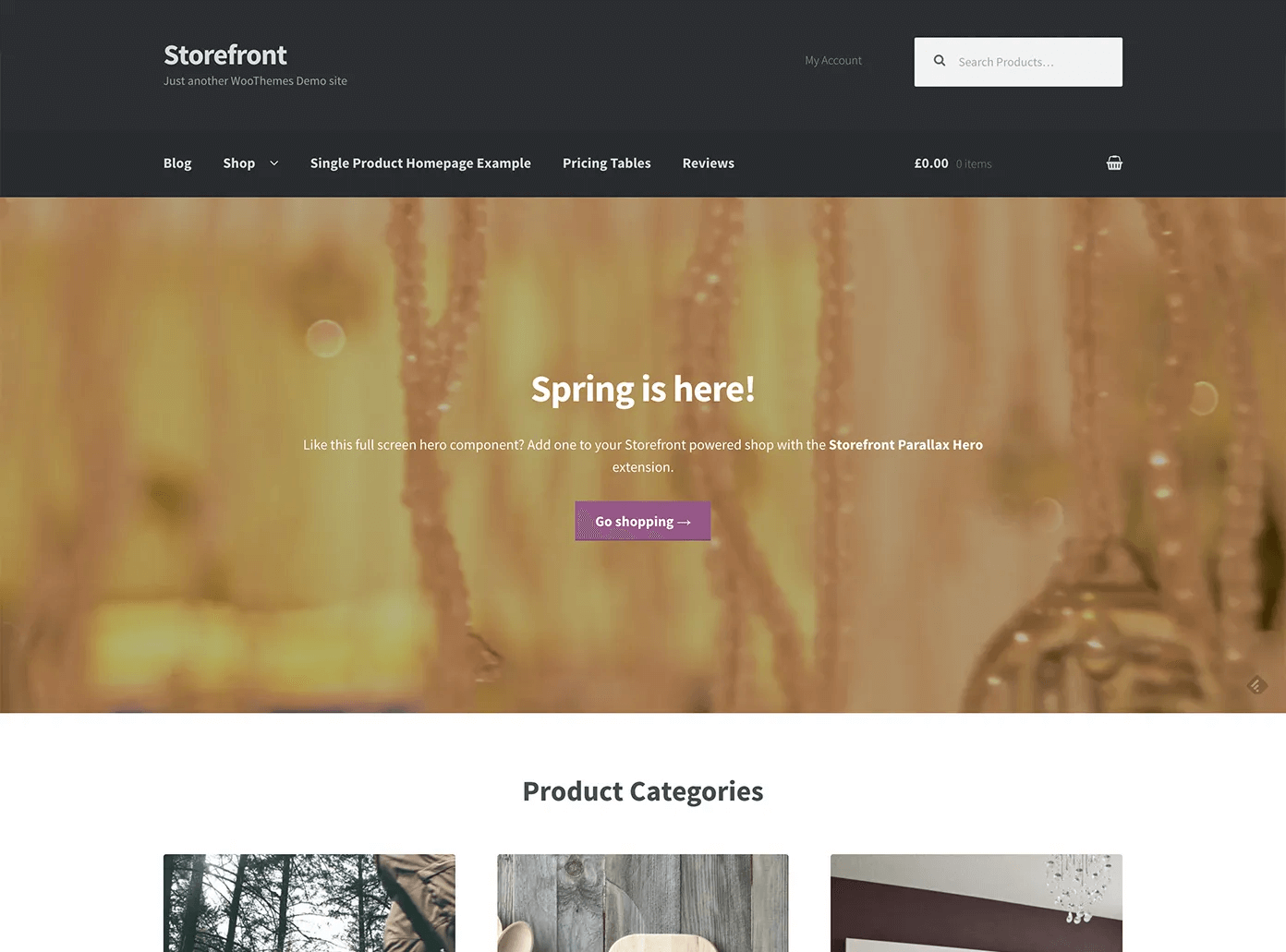 best WooCommerce themes: storefront