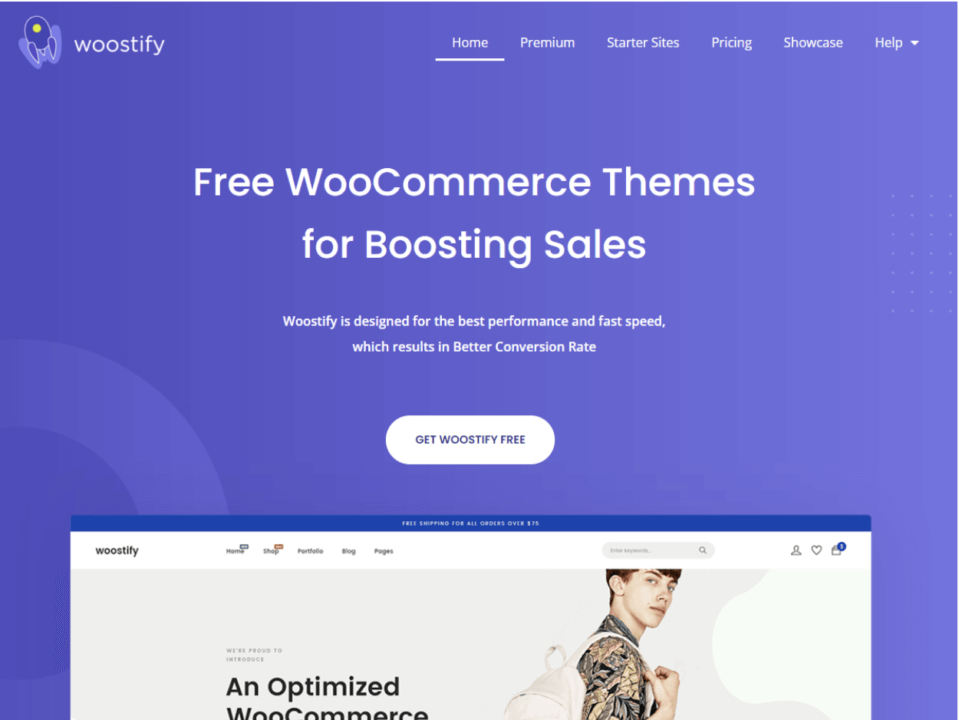 best WooCommerce themes: woostify