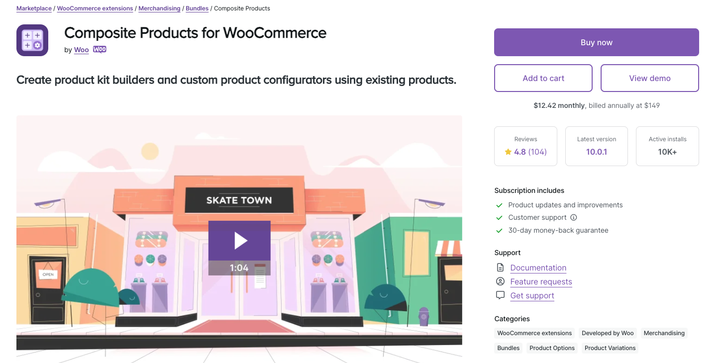 composite products for woocommerce