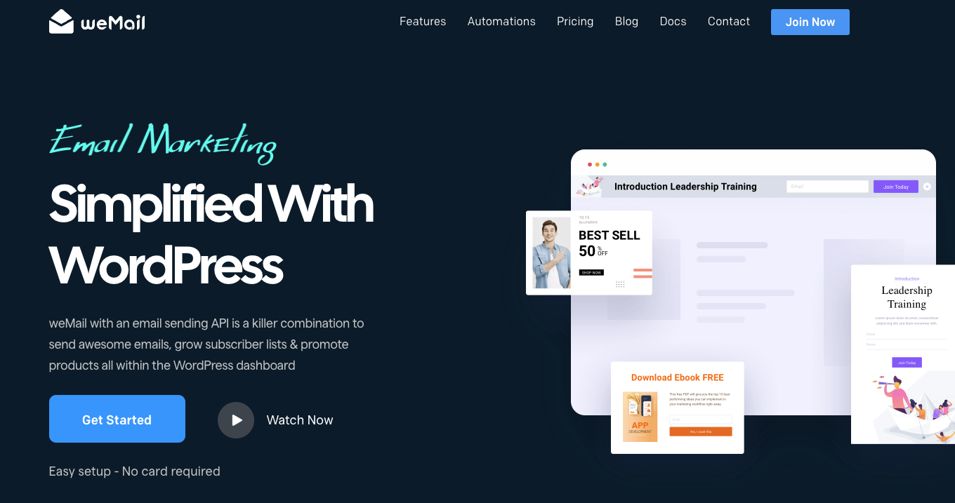 wemail homepage
