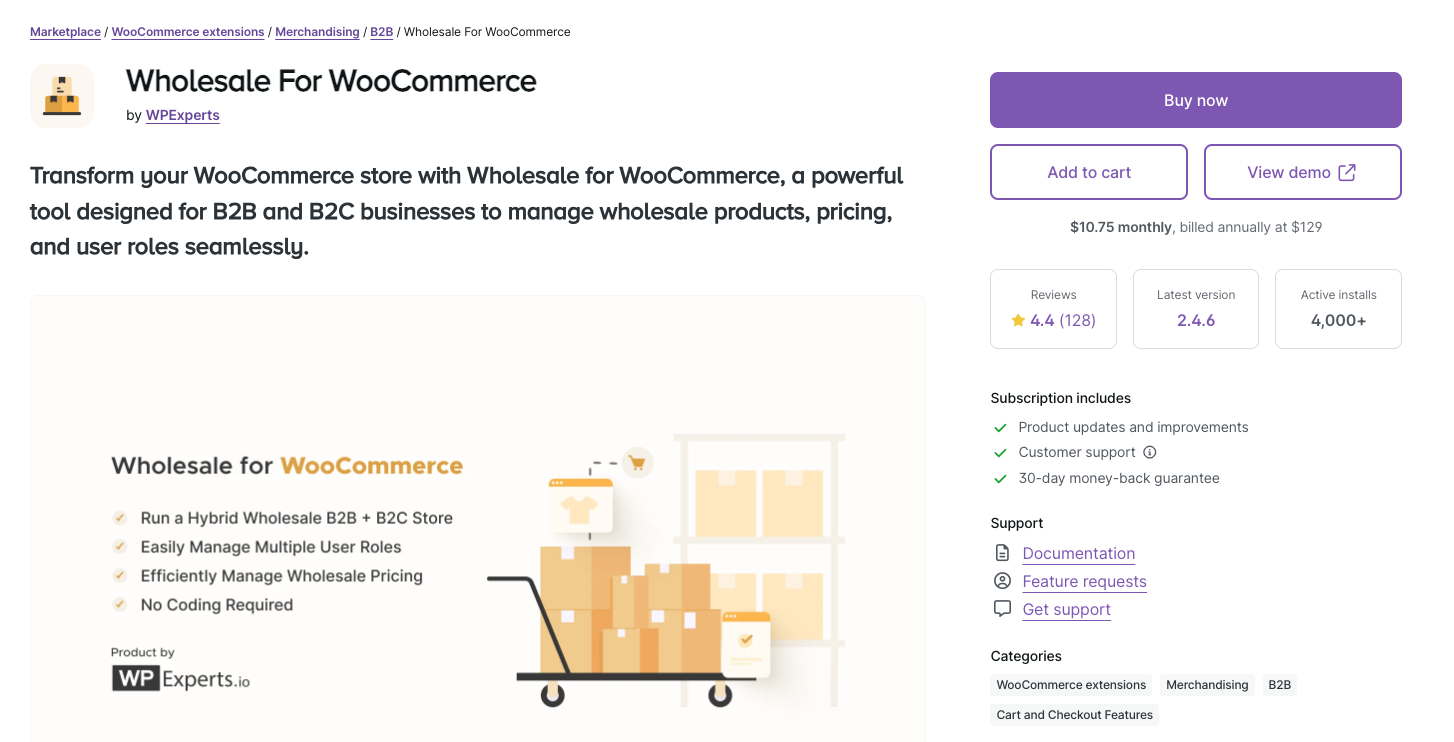 wholesale for woocommerce