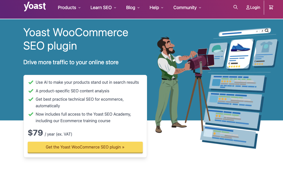 Yoast Woocommerce SEO plugin