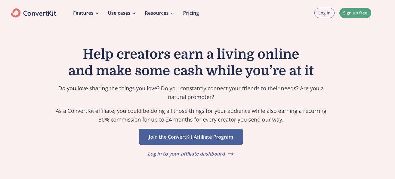 convertkit affiliates
