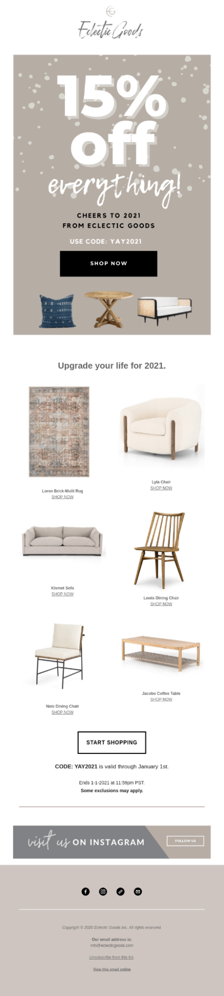 eclectic goods email