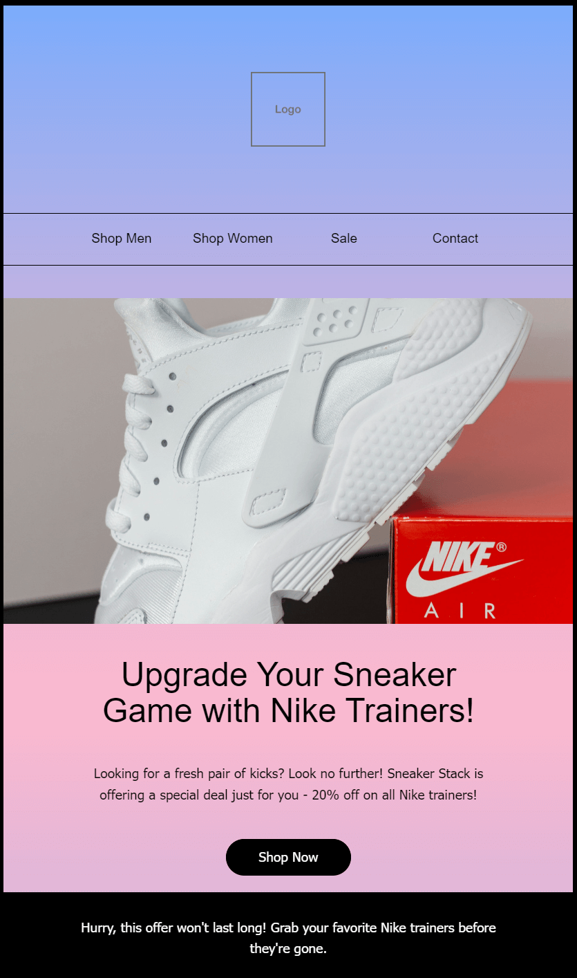 email template on wix