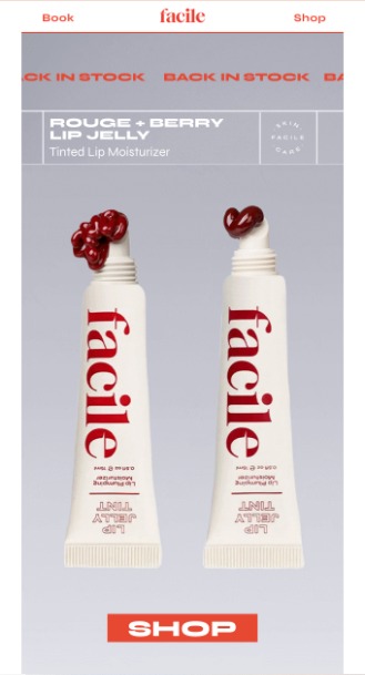 back-in-stock email by facile