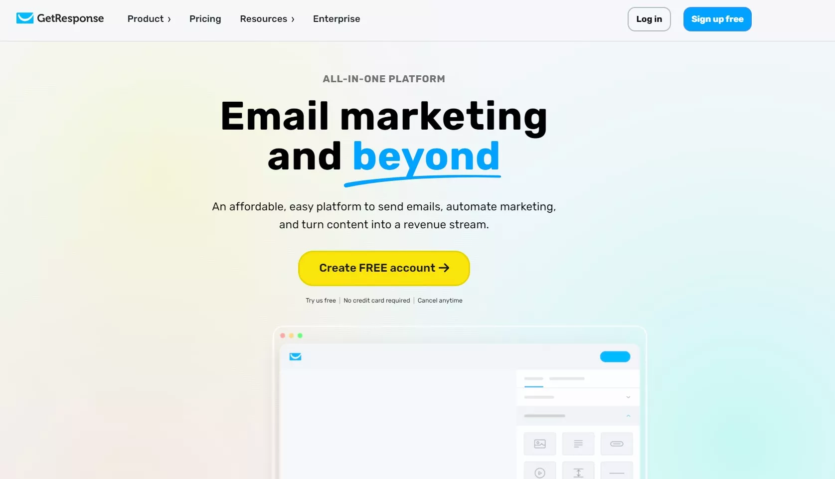 getresponse homepage