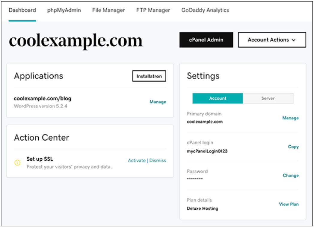 best WordPress hosting providers: godaddy