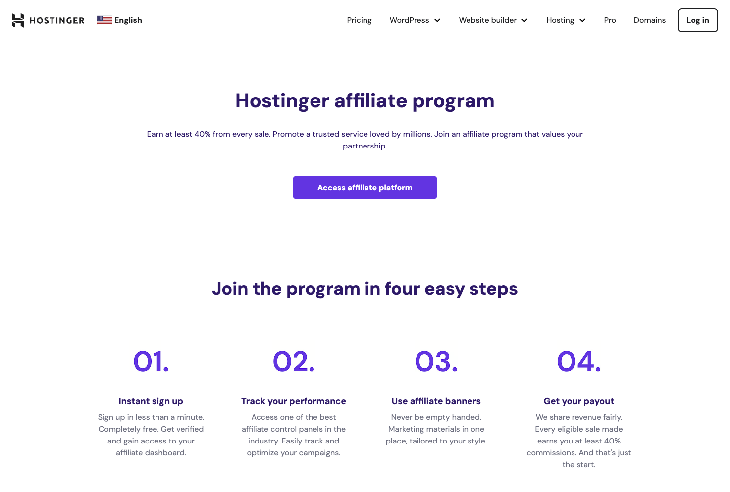 hostinger affiliates