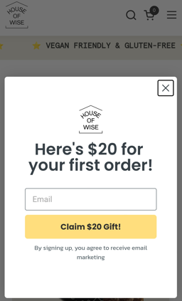 Mobile popup