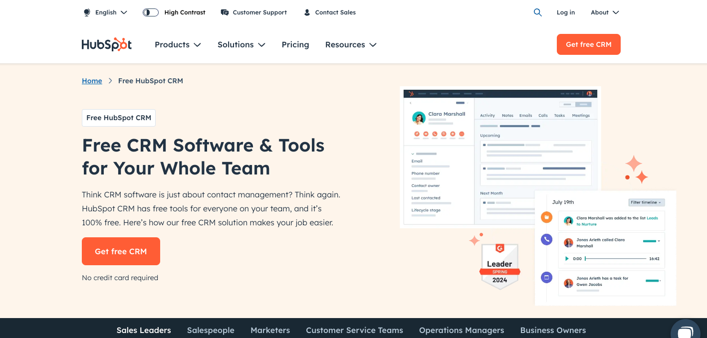 hubspot crm