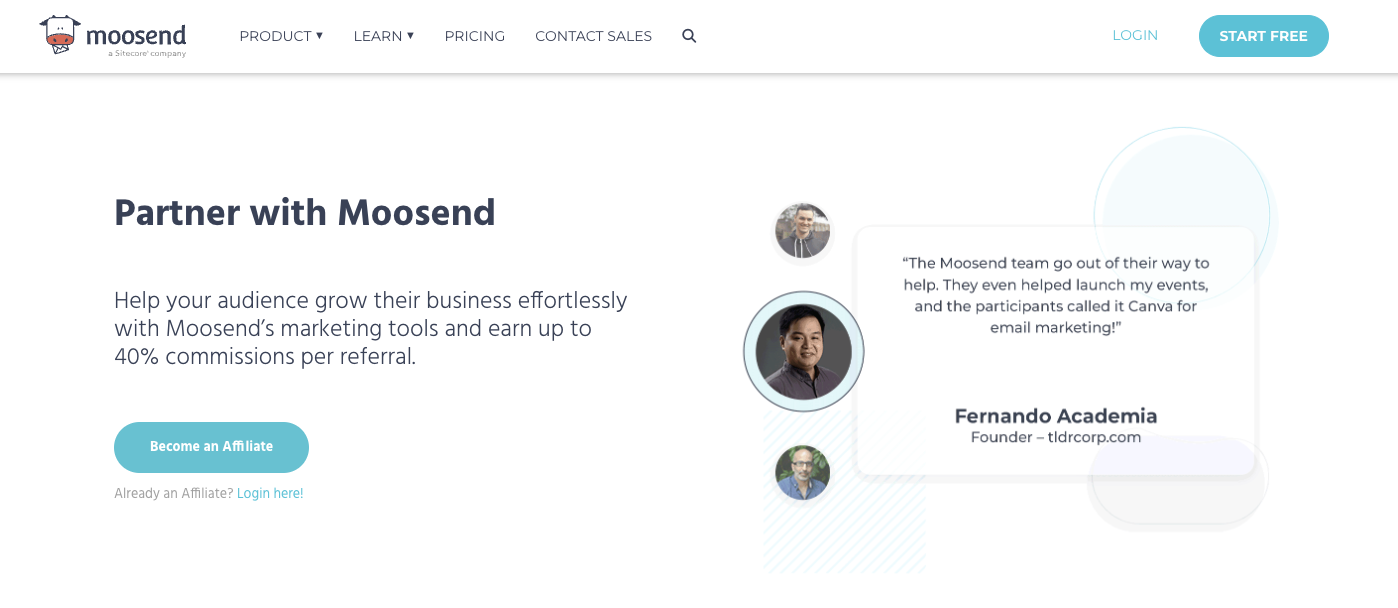 moosend affiliates