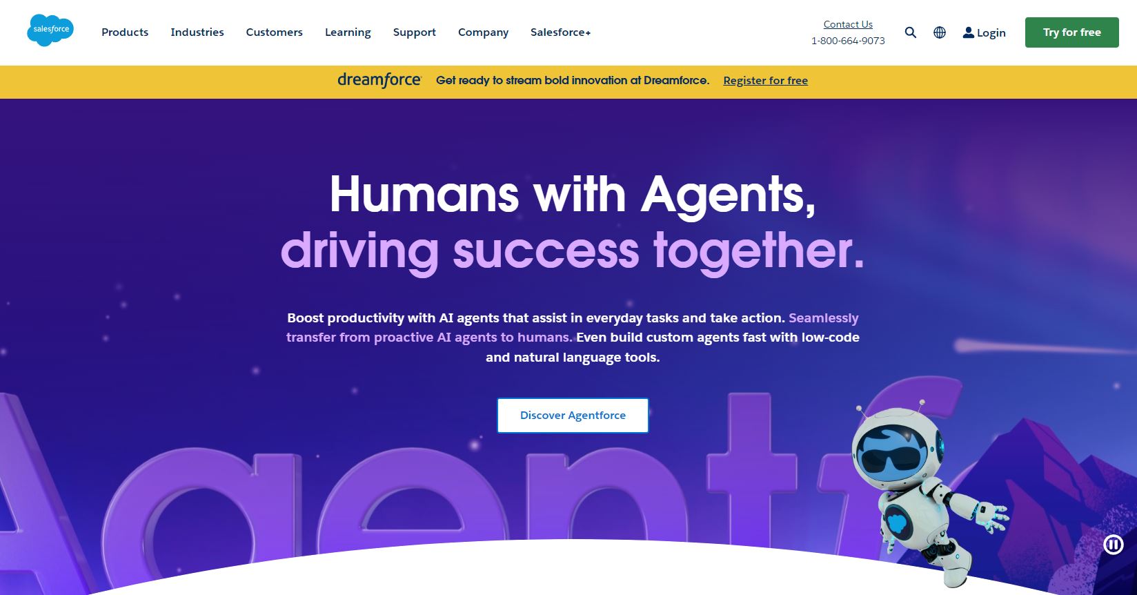 salesforce homepage