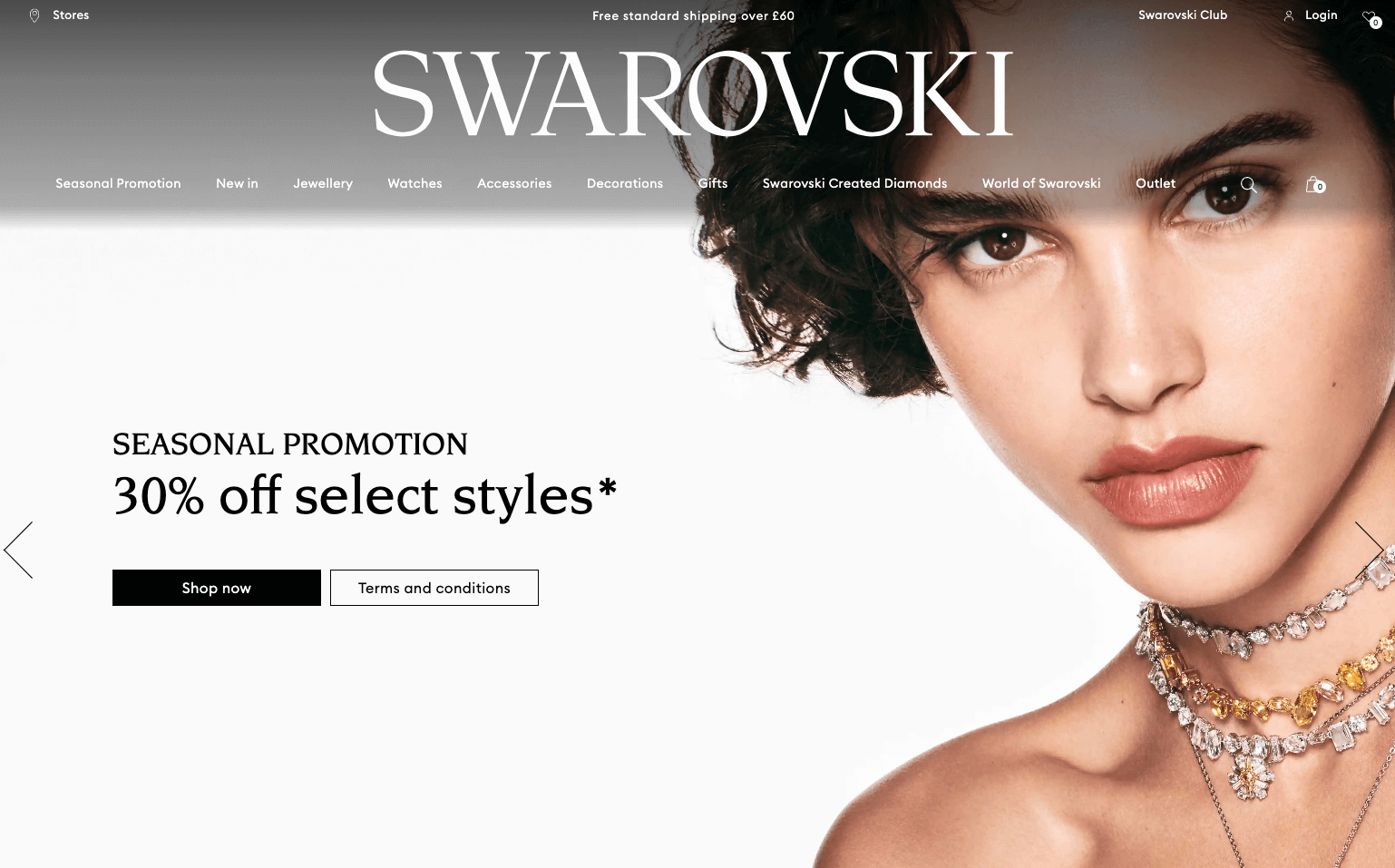 swarovski homepage