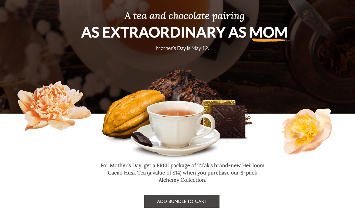 Themed bundle by To’ak Chocolate