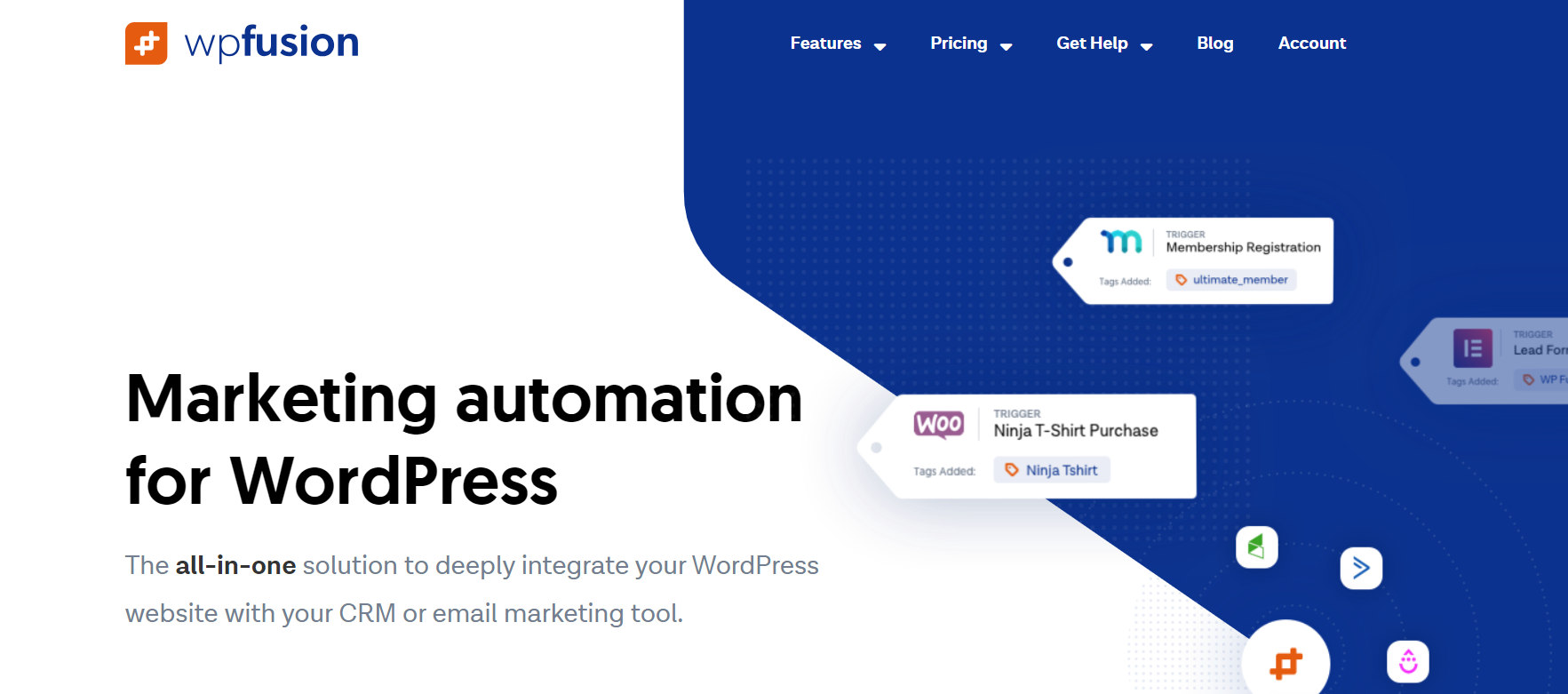 WP Fusion homepage