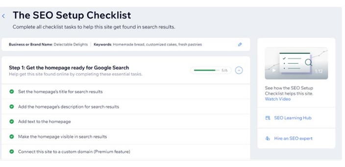 seo checklist