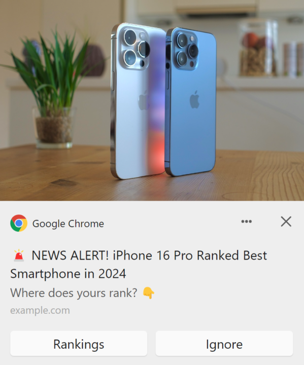 push notification example