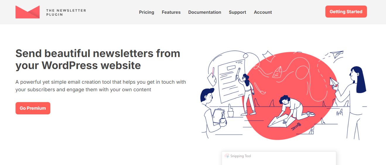 the newsletter plugin