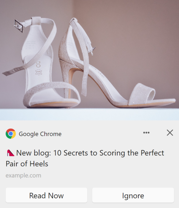 Blog content update by women’s fashion retailer