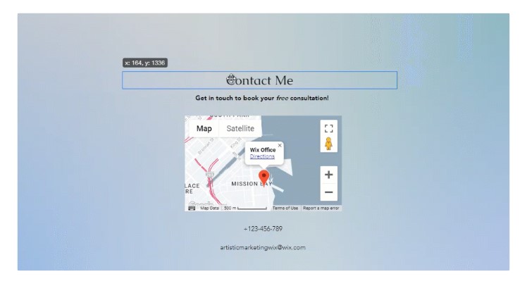 using drag-and-drop builder