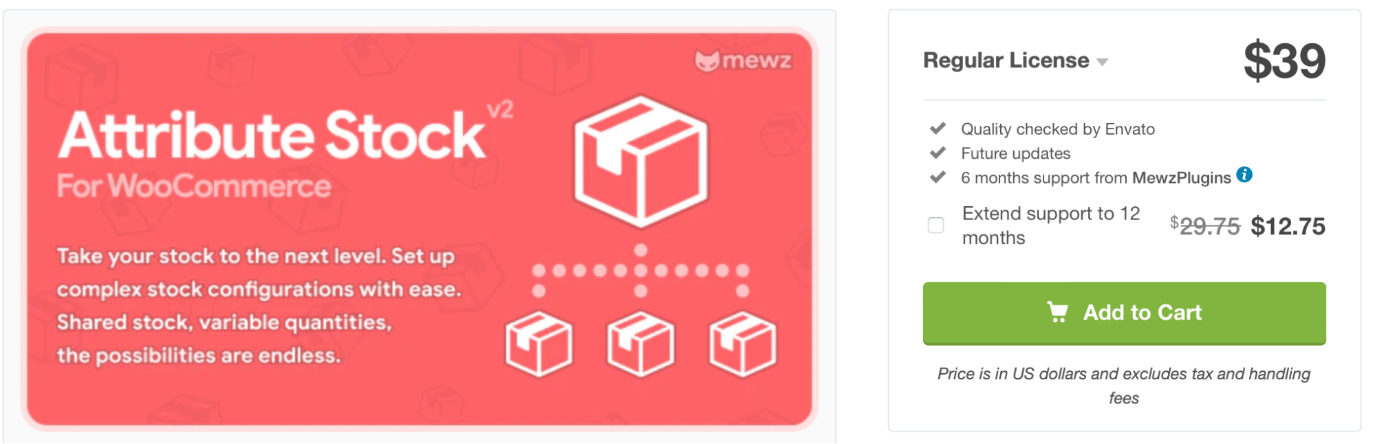 WooCommerce Attribute Stock