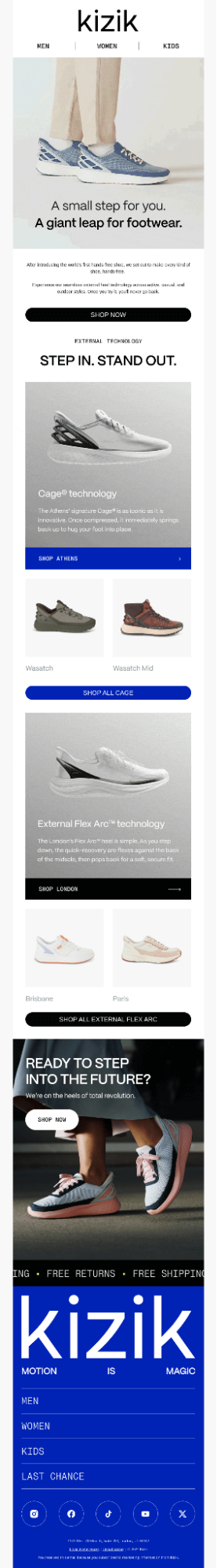 Onboarding Email: Kizik