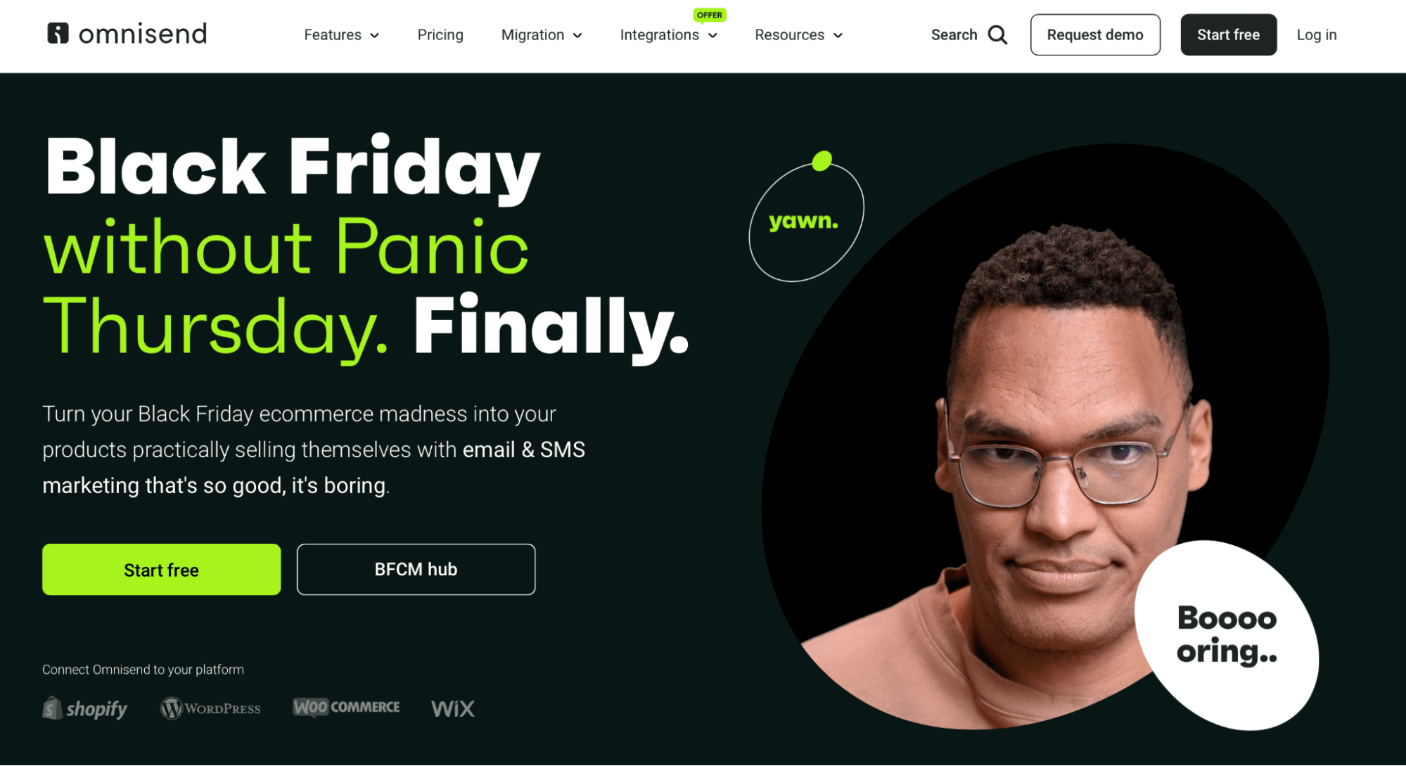 Omnisend homepage