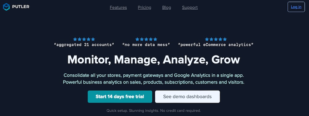 woocommerce reporting: Putler
