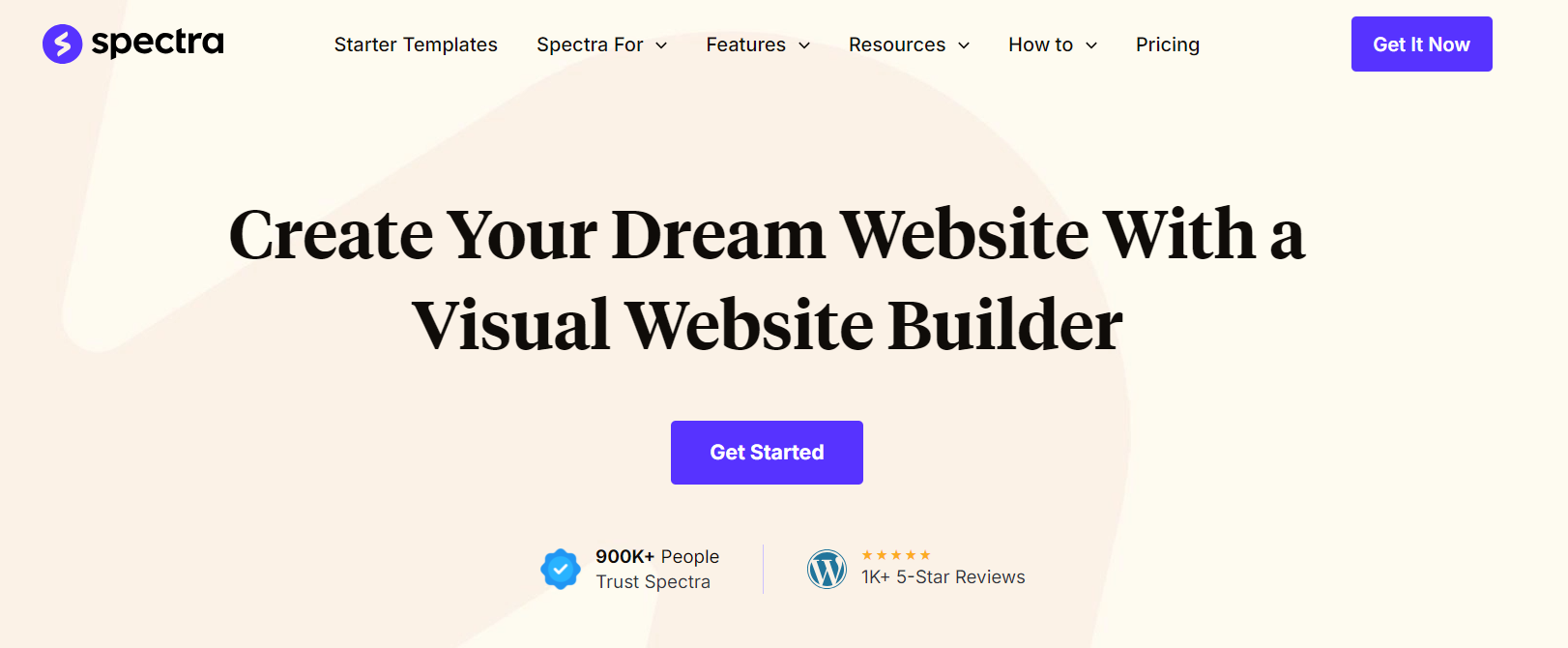 Spectra homepage