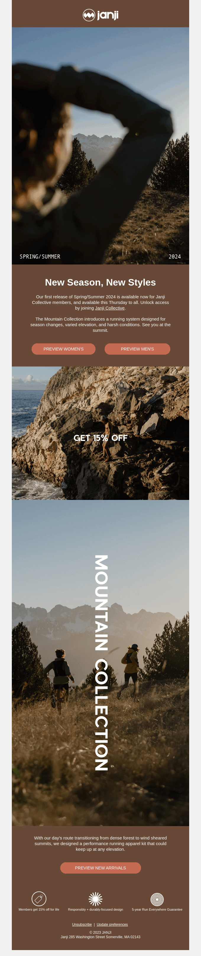 Fitness Email Marketing: Janji